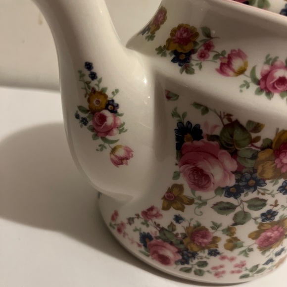SADLER OLDE CHINTZ ENGLAND FLORAL TEAPOT VINTAGE Made for Victoria's Secret - Picture 5 of 11